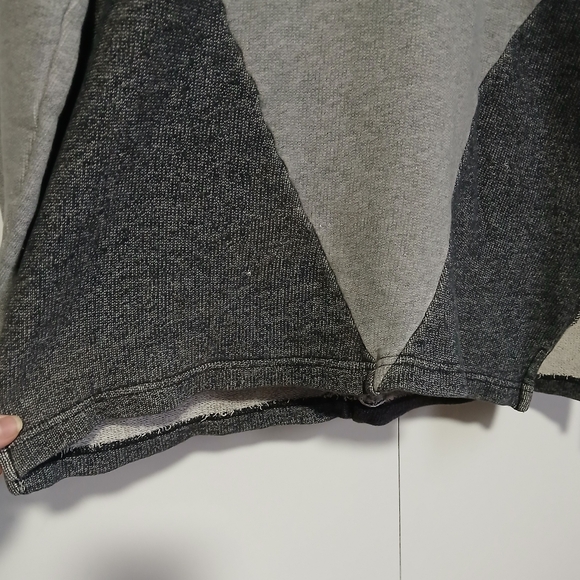 Crooks & Castles Men’s Large Hoodie – Hidden Hood Pocket, Colorblock Gray - Picture 8 of 14